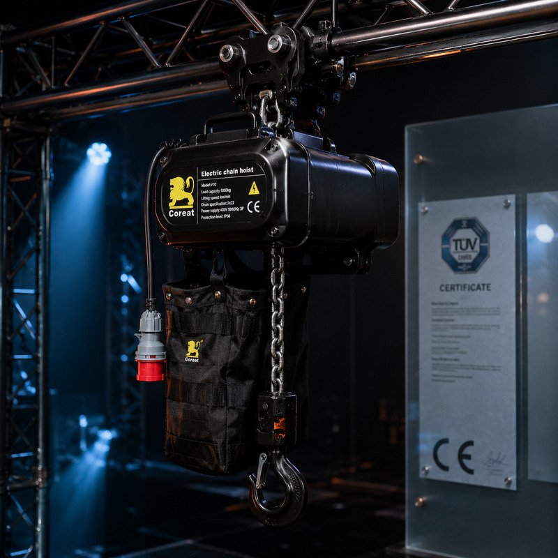 TUV D8 plus (SQP2) Certificate for V05 Stage Hoist